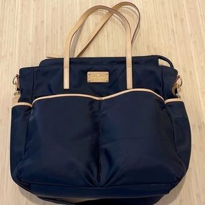 Kate Spade black with pink interior diaper bag!